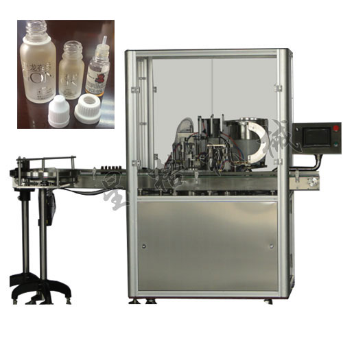 全自動電子煙油灌裝機,煙油灌裝加塞旋蓋機