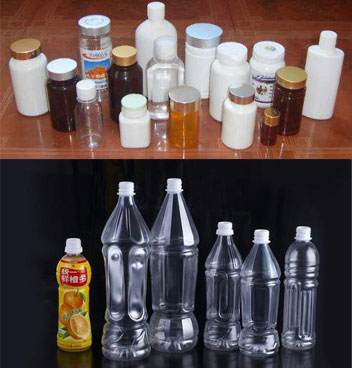 塑料瓶全自動旋蓋機樣品瓶型展示